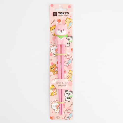 Tokyo Design Studio - Kinder Chopsticks - Shiba - Roze - 22cm