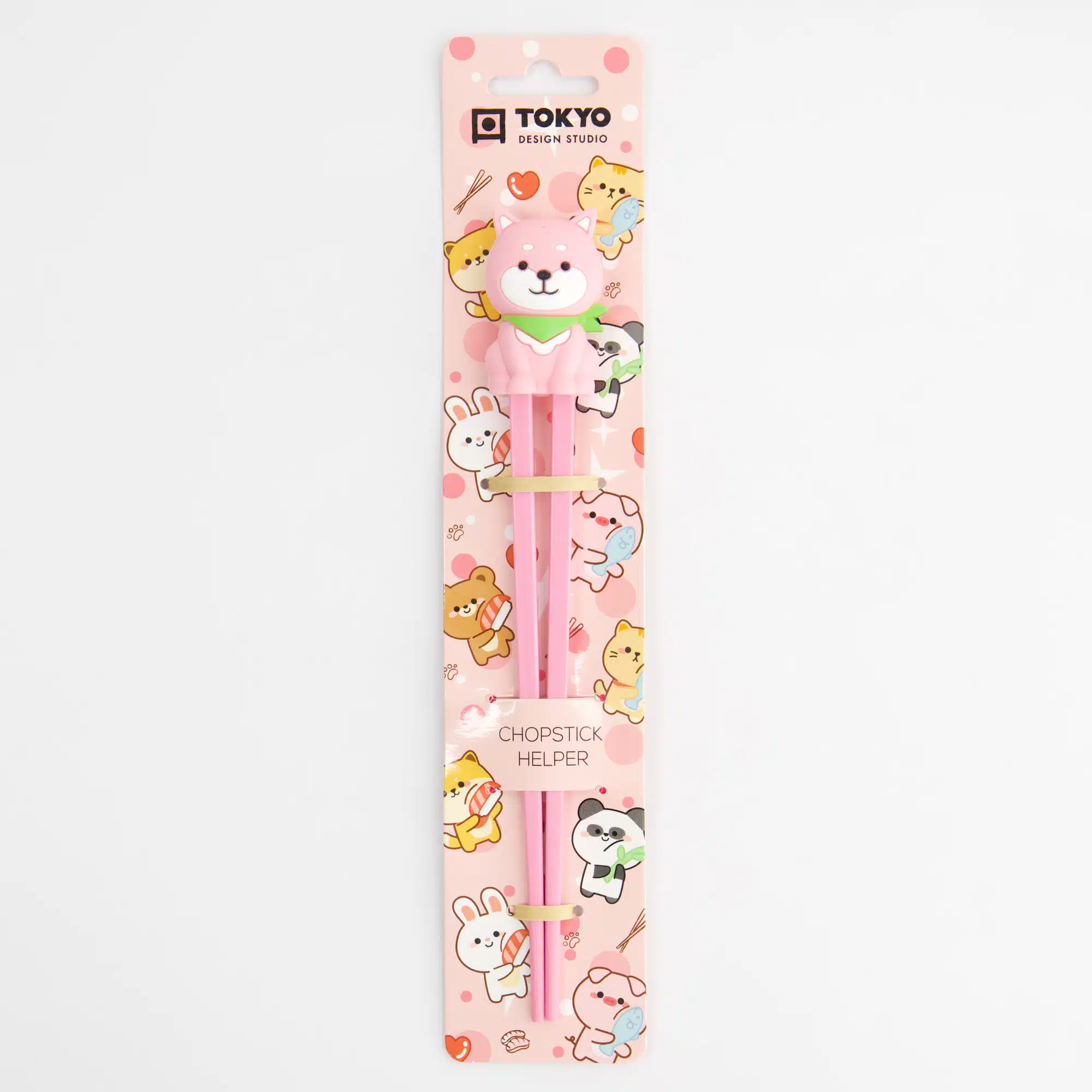 Tokyo Design Studio - Kinder Chopsticks - Shiba - Roze - 22cm