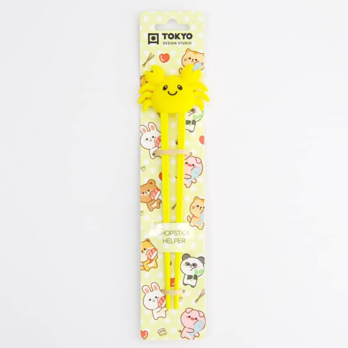 Tokyo Design Studio - Kinder Chopsticks - Krab - Geel - 22cm