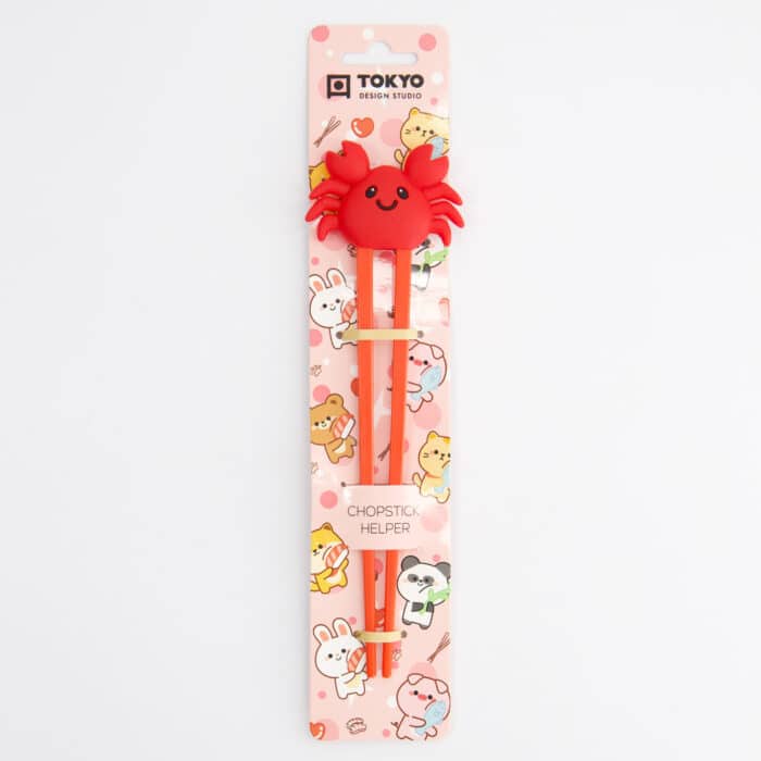 Tokyo Design Studio - Kinder Chopsticks - Krab - Rood - 22cm