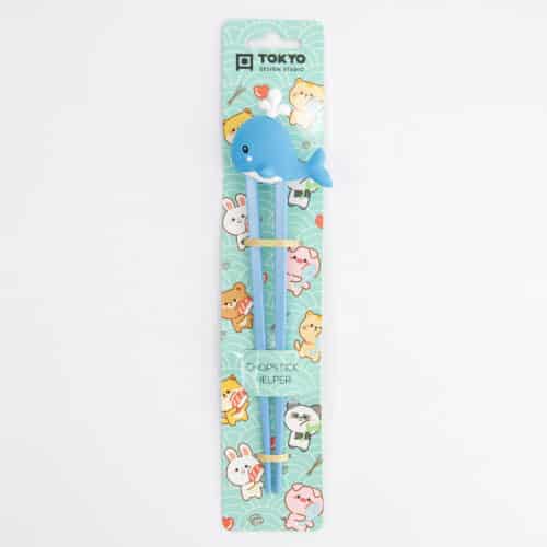 Tokyo Design Studio - Whale - Kinder Chopsticks - Blauw - 22cm