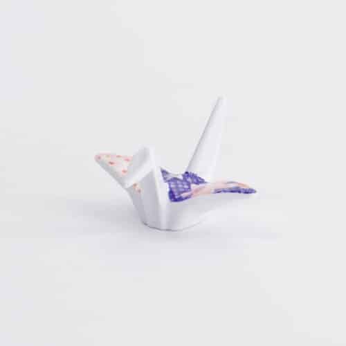 Tokyo Design Studio – Chopstickhouder - Kraanvogel Blauw - 5,7x5x3 cm