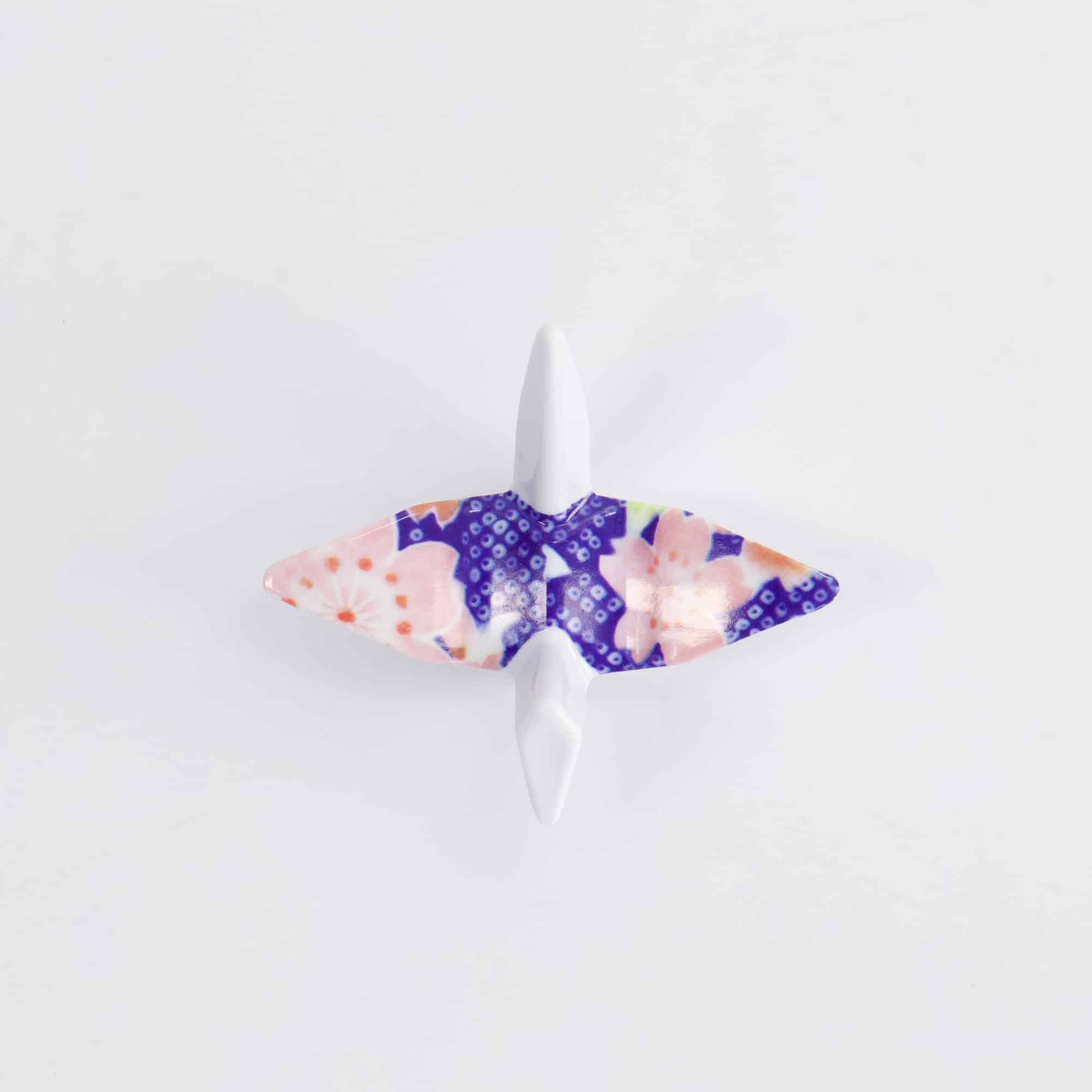 Tokyo Design Studio – Chopstickhouder - Kraanvogel Blauw - 5,7x5x3 cm - Afbeelding 2