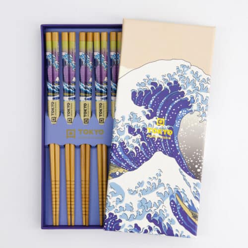 Tokyo Design Studio – Chopsticks Giftset - Set van vijf - Wave