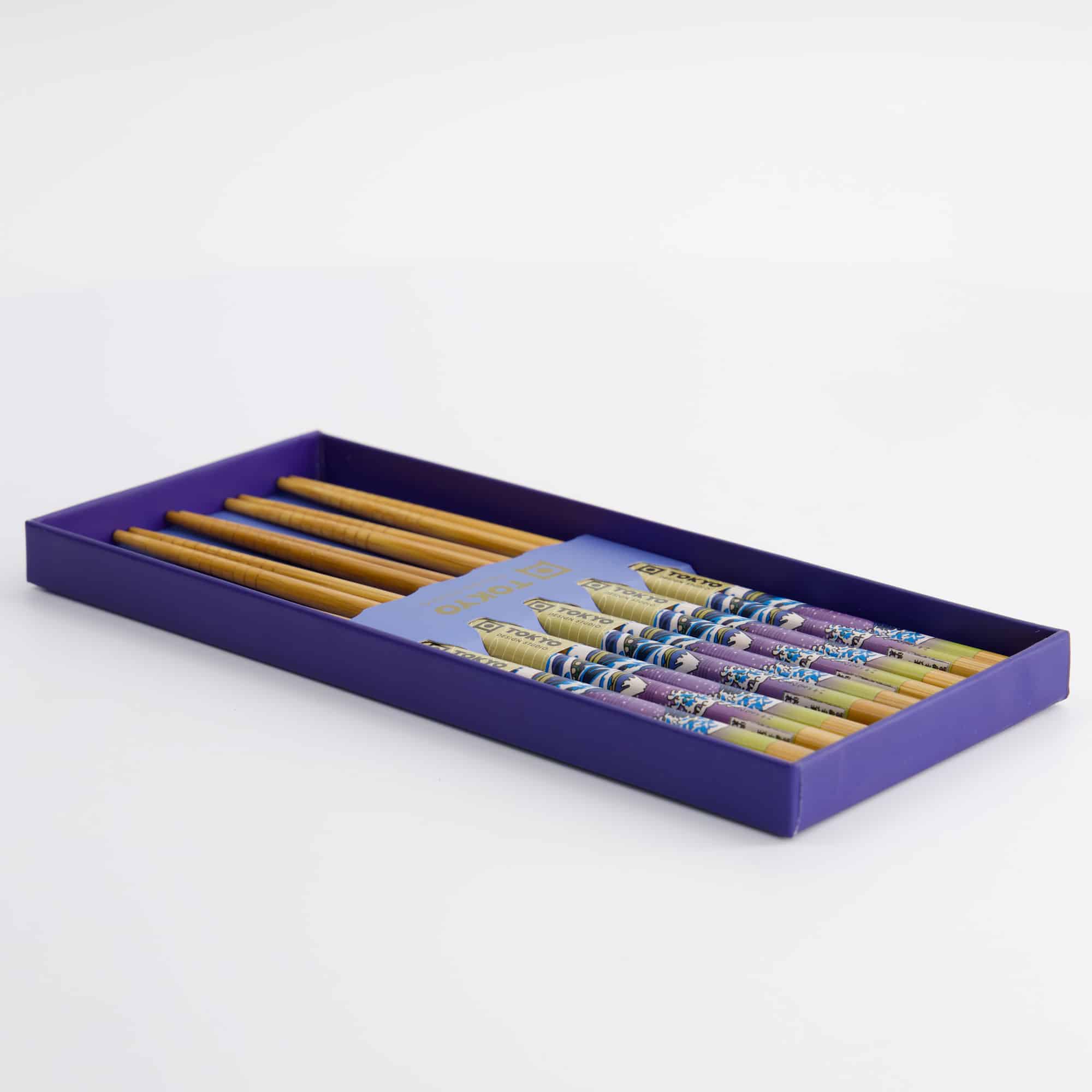 Tokyo Design Studio – Chopsticks Giftset - Set van vijf - Wave - Afbeelding 5