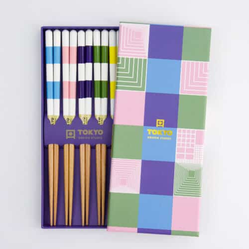 Tokyo Design Studio – Chopsticks Giftset – Set van vijf – Vierkant