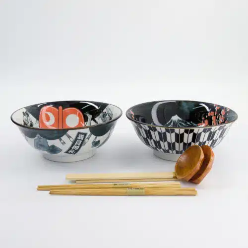 Tokyo Design Studio - Asakusa - Ramen Kom Giftset - 6-delig - 20.5x8cm - 1250ml - Variant 2