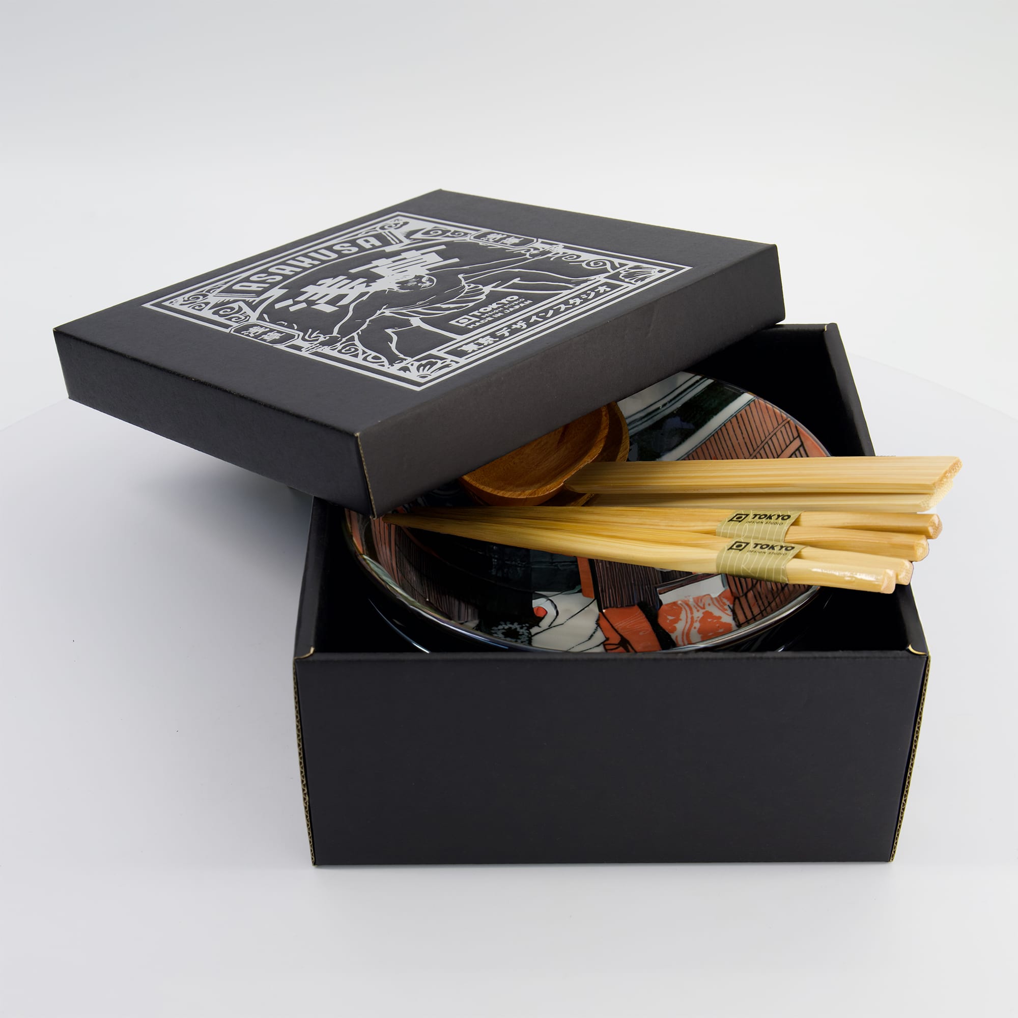 Tokyo Design Studio - Asakusa - Ramen Giftset - 6-delig - 20.5x8cm - 1250ml - Variant 3 - Afbeelding 3