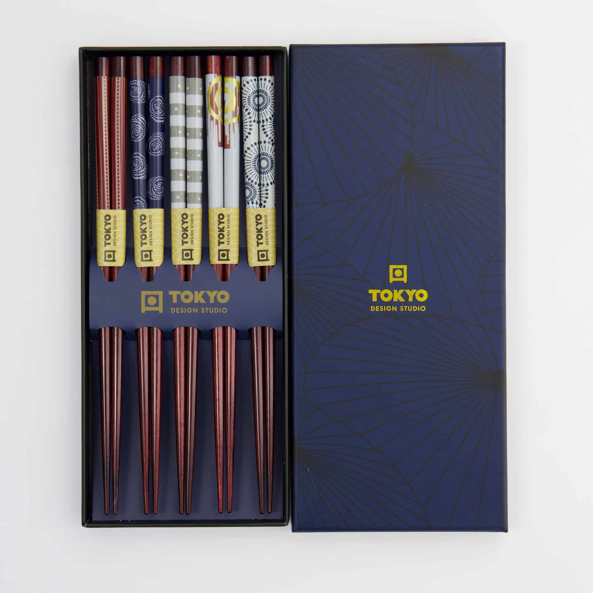 Tokyo Design Studio – Chopsticks Giftset - Set van vijf - Umbrella - Afbeelding 2