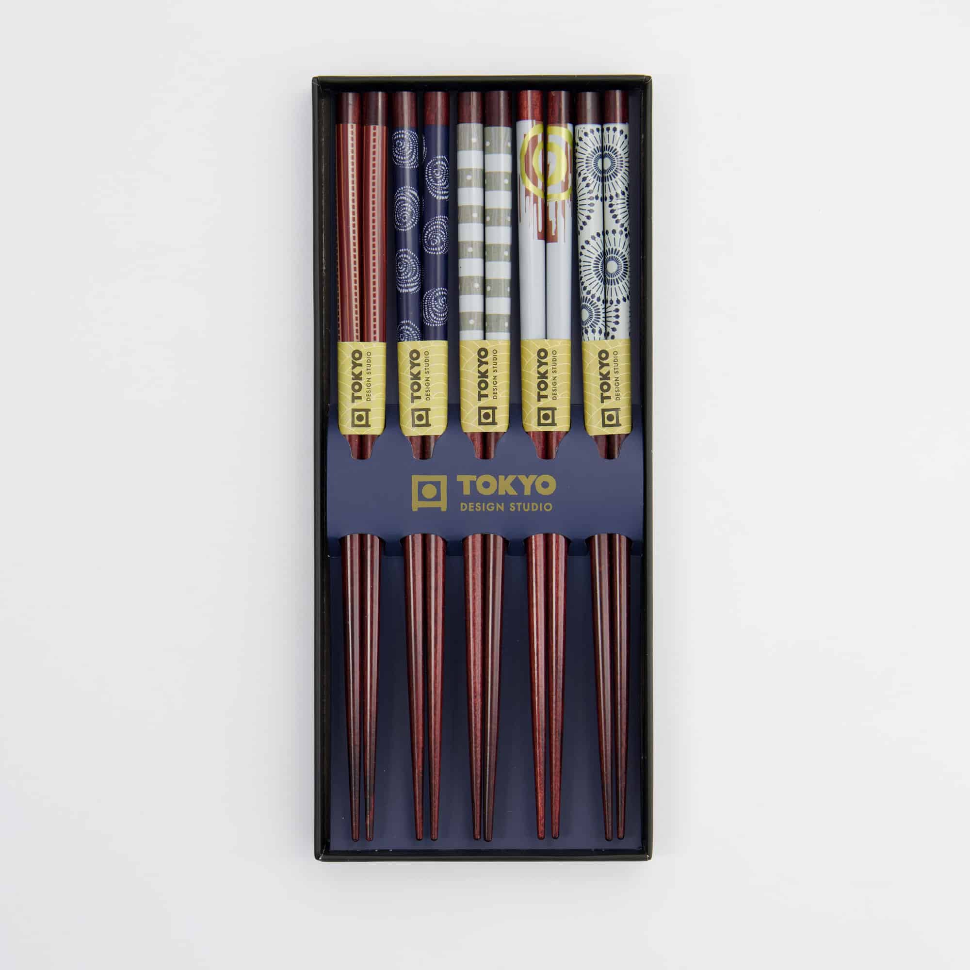 Tokyo Design Studio – Chopsticks Giftset - Set van vijf - Umbrella - Afbeelding 3