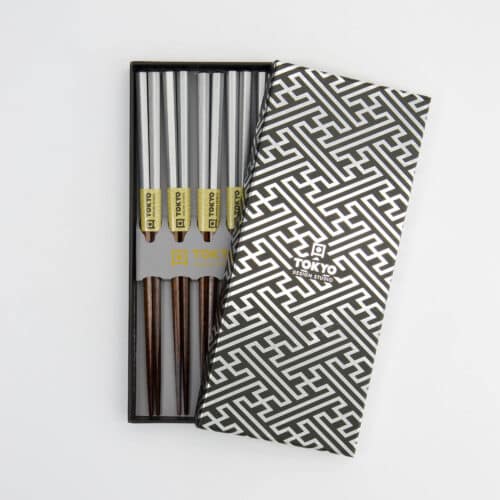 Tokyo Design Studio - Chopsticks Giftset - Set van vijf - Silver