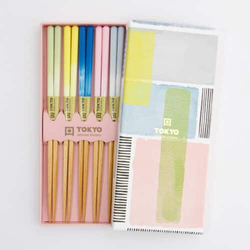 Tokyo Design Studio - Chopstick Giftset - Diverse Kleuren - Vijfdelig