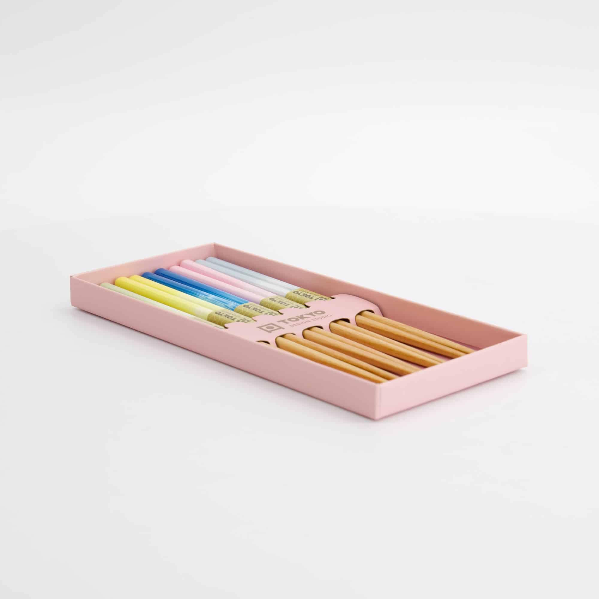 Tokyo Design Studio - Chopstick Giftset - Diverse Kleuren - Vijfdelig - Afbeelding 2