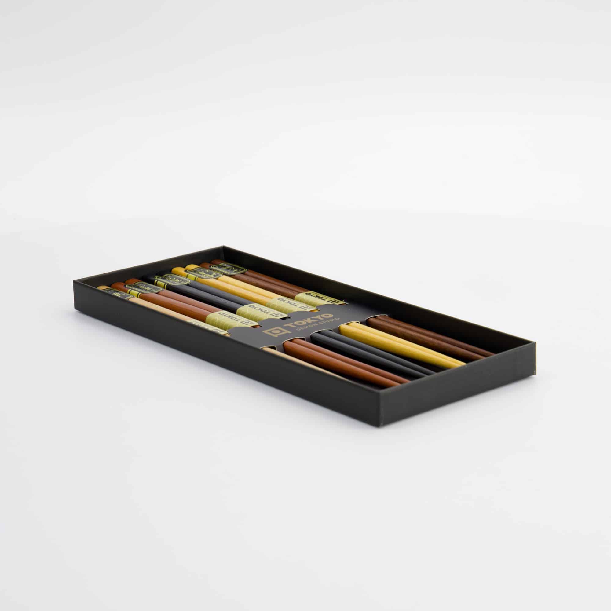 Tokyo Design Studio – Eetstokjes Giftset – Set van vijf – Silver Dragon - Afbeelding 5