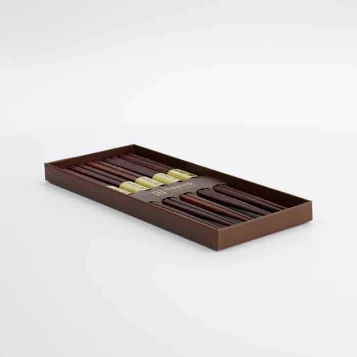 Tokyo Design Studio - Chopstick Giftset - Donkerbruin - Vijfdelig - Afbeelding 5