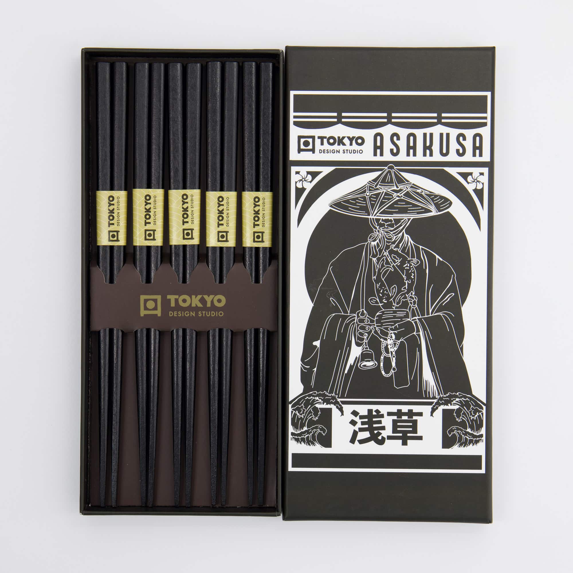 Tokyo Design Studio - Chopstick Giftset - Asakusa - vijfdelig - Afbeelding 2