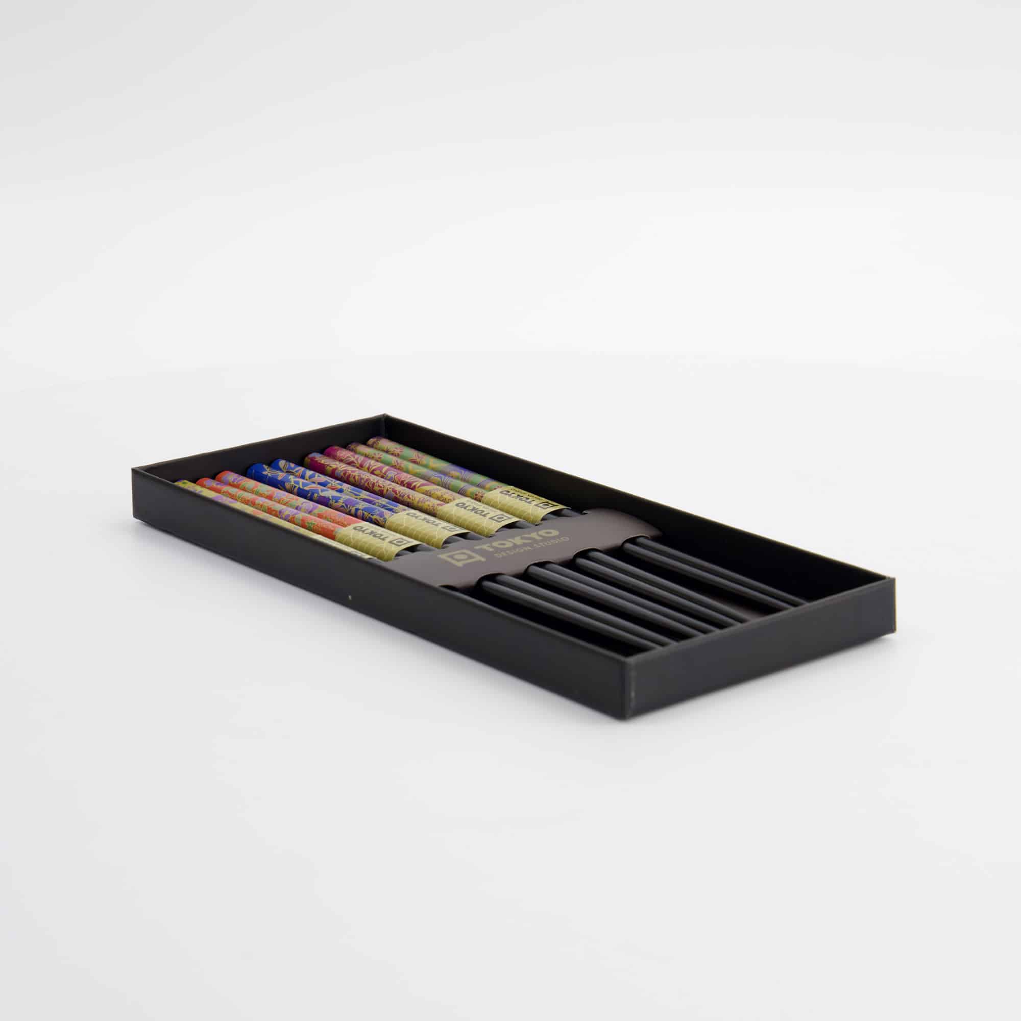 Tokyo Design Studio – Chopsticks Giftset – Set van vijf – Golden Leaf - Afbeelding 5