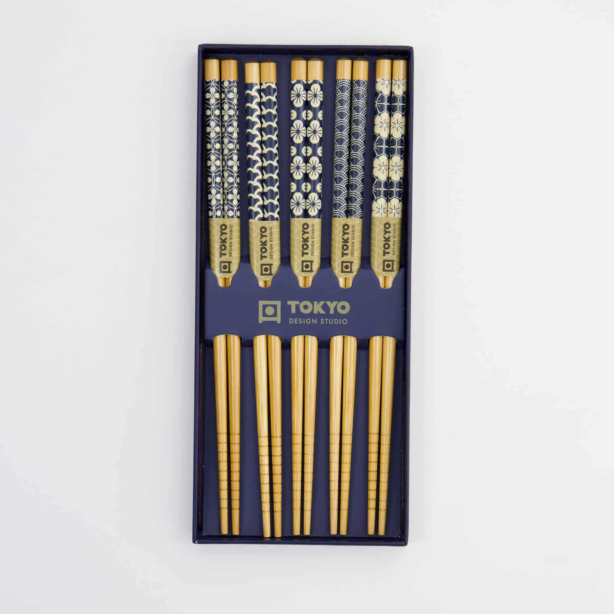 Tokyo Design Studio - Chopstick Giftset - Blue Wave - vijfdelig - Afbeelding 3
