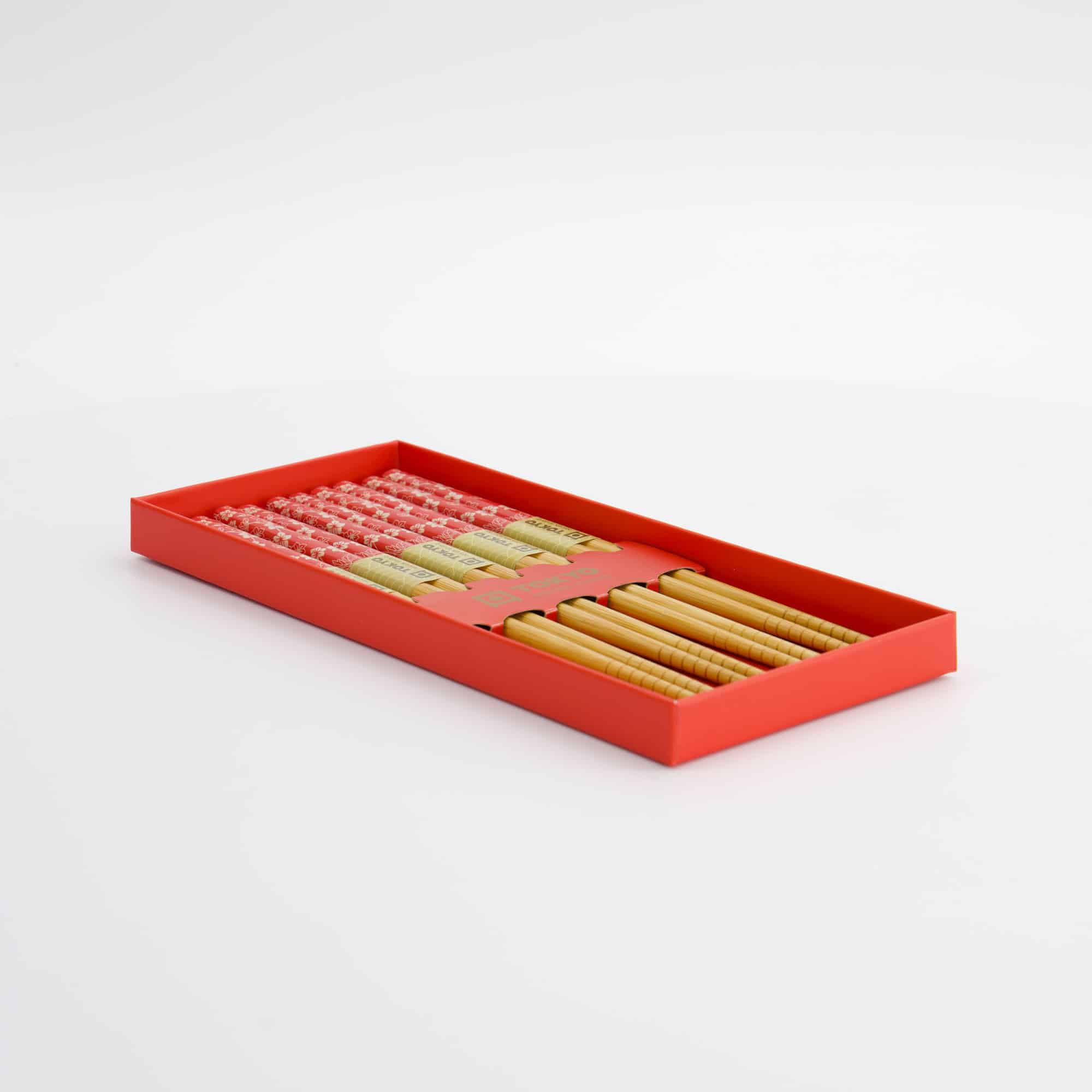 Tokyo Design Studio – Chopsticks Giftset – Set van vijf – Red Leaf - Afbeelding 5