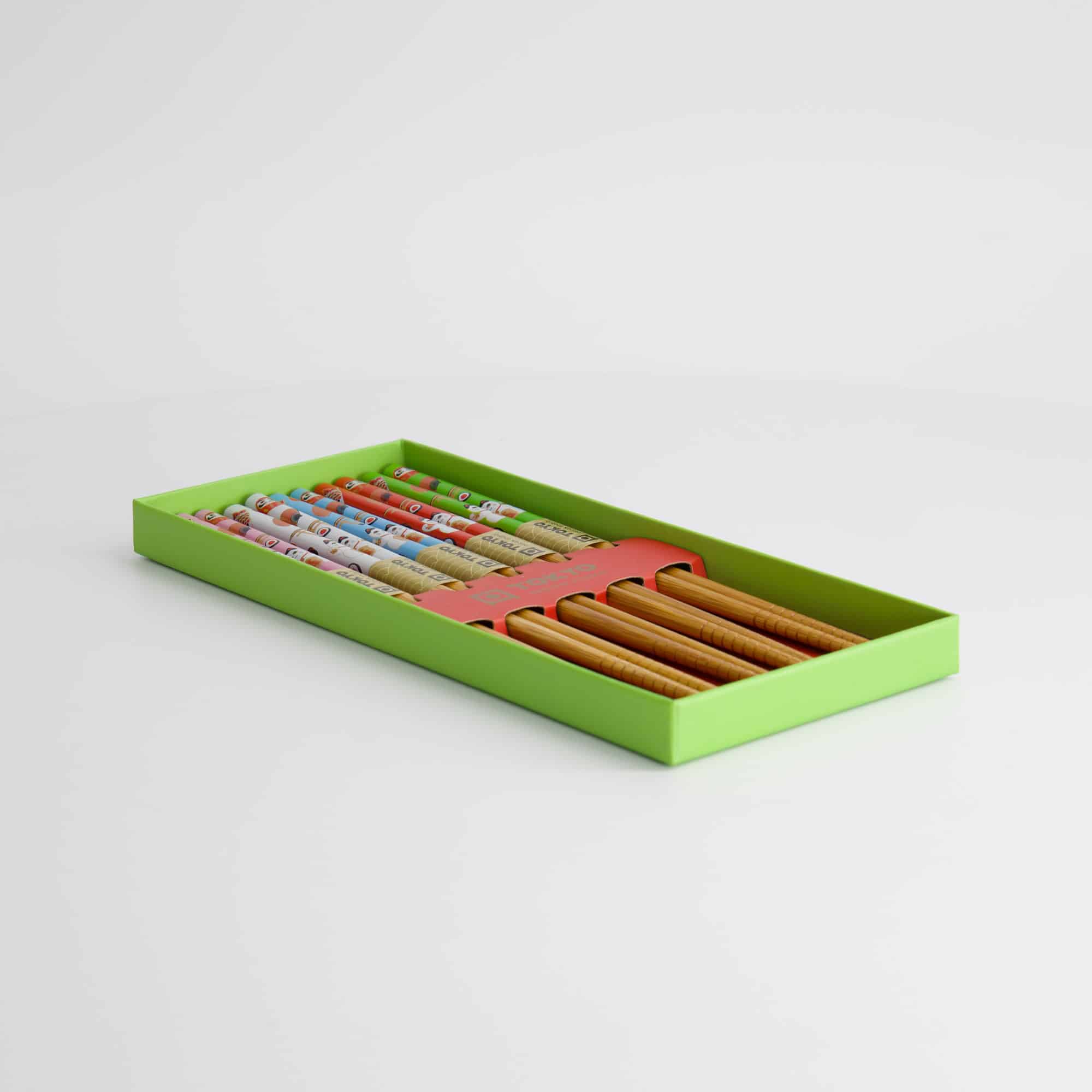 Tokyo Design Studio – Chopstick Giftset – Set van vijf – Lucky Cat - Afbeelding 4