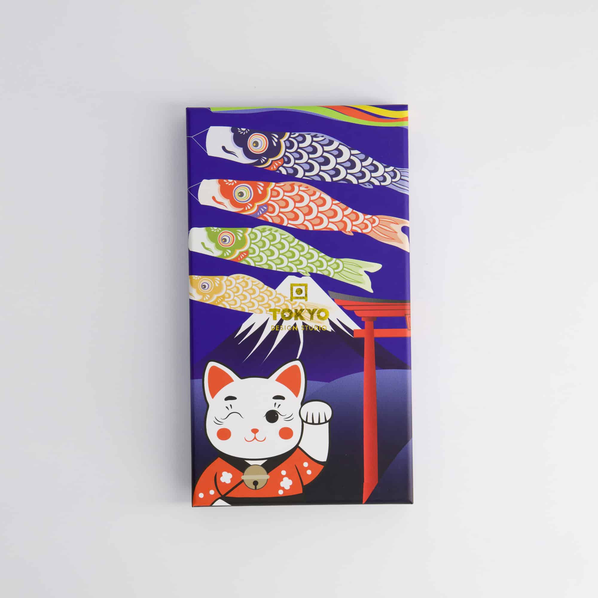 Tokyo Design Studio - Children Chopstick Giftset/5 - Lucky Cats & Koinobori - Afbeelding 4