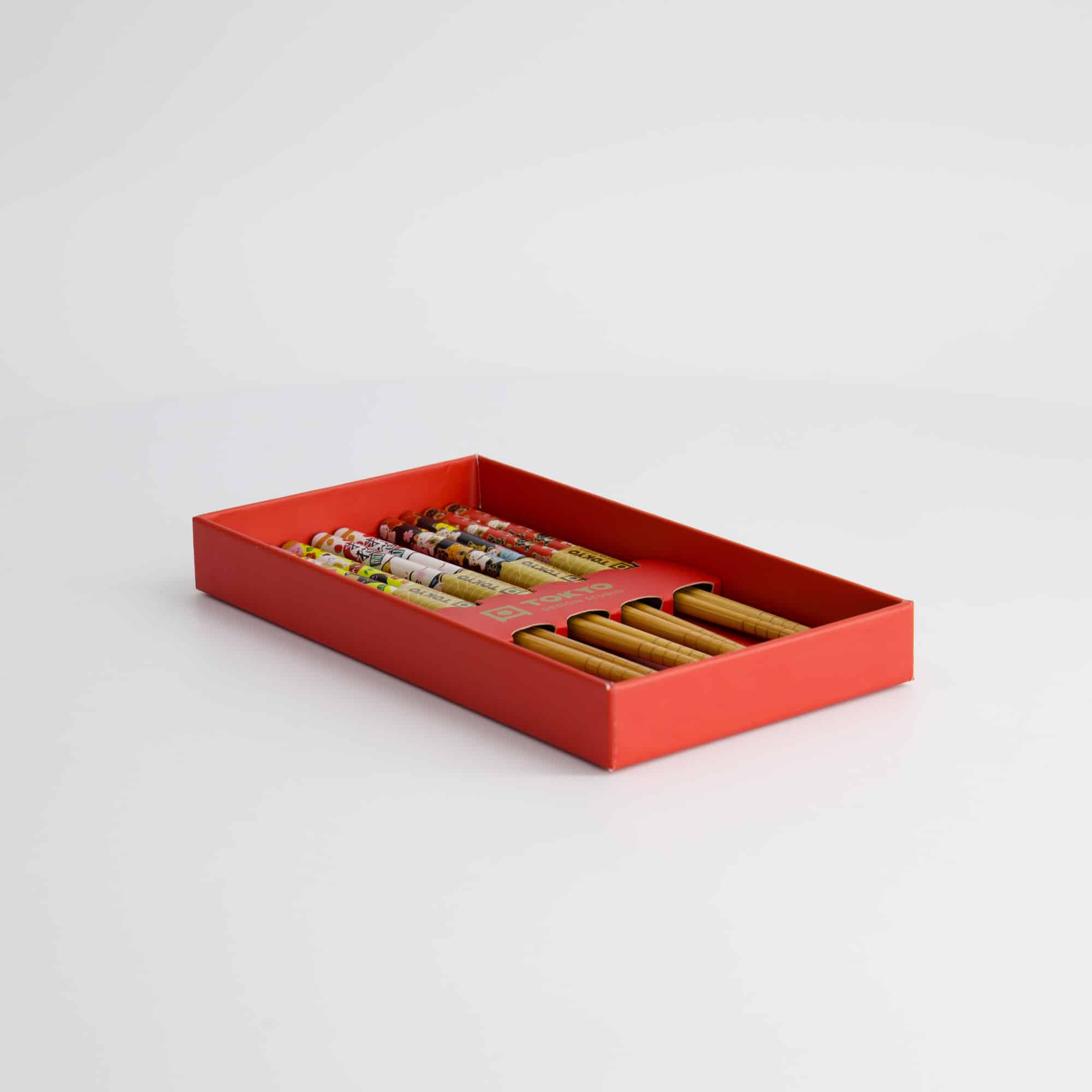 Tokyo Design Studio - Children Chopstick Giftset/5 - Lucky Cats Japan - Afbeelding 5