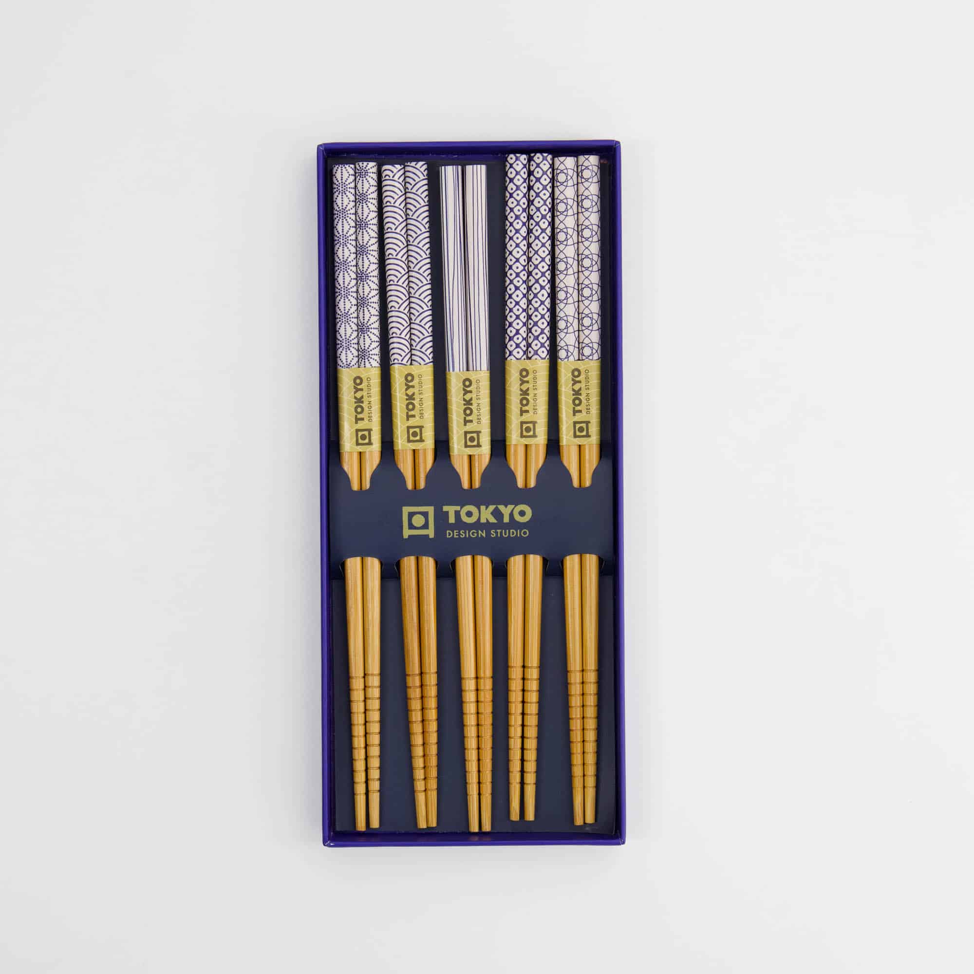 Tokyo Design Studio - Chopstick Giftset - Nippon Blue Wave - vijfdelig - Afbeelding 4