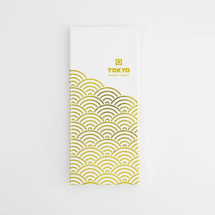 Tokyo Design Studio – Eetstokjes Giftset – Set van vijf – Gold Wave - Afbeelding 3