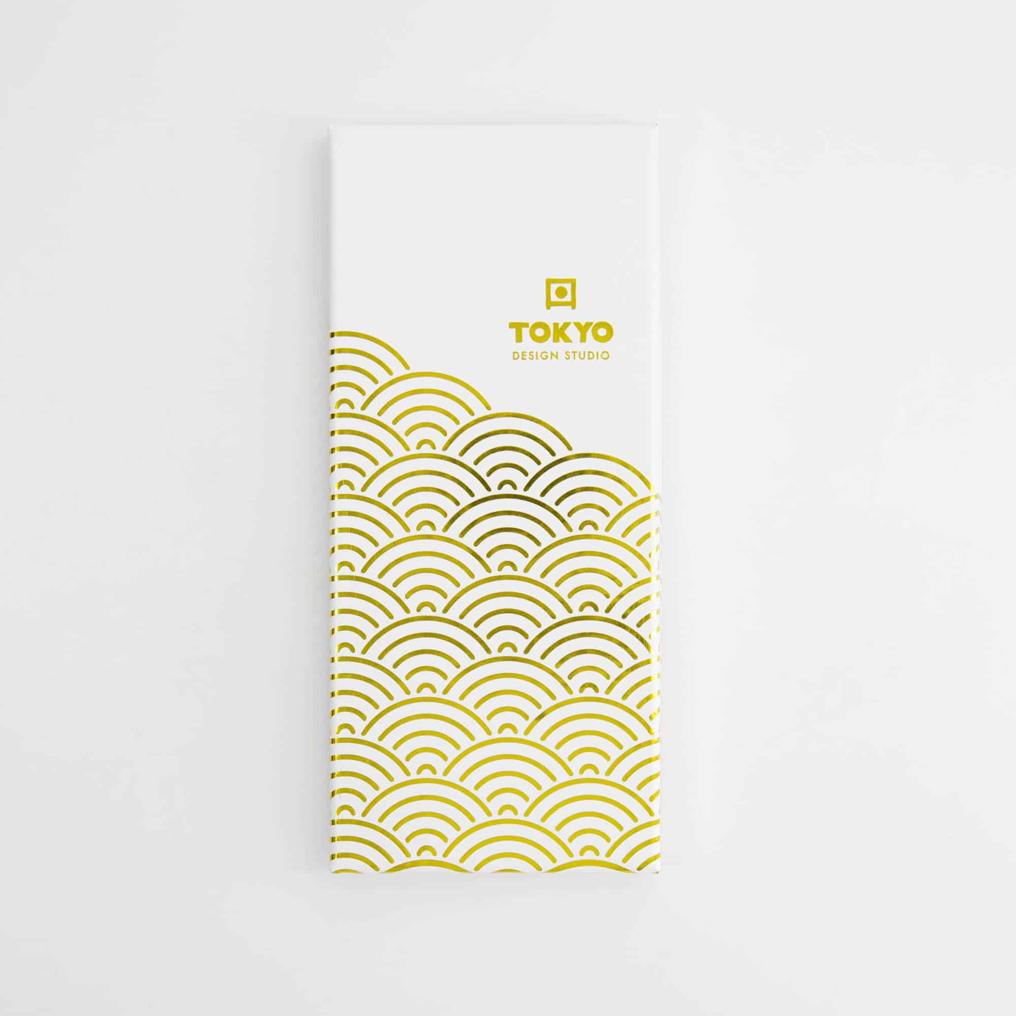 Tokyo Design Studio – Eetstokjes Giftset – Set van vijf – Gold Wave - Afbeelding 3