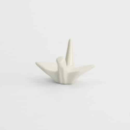 Tokyo Design Studio – Chopsticks Rest - Kraanvogel Wit - 5.7x5x3 cm