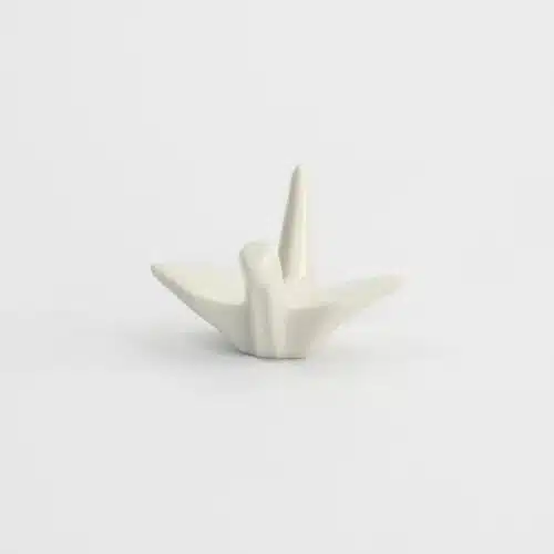 Tokyo Design Studio – Chopsticks Rest - Kraanvogel Wit - 5.7x5x3 cm