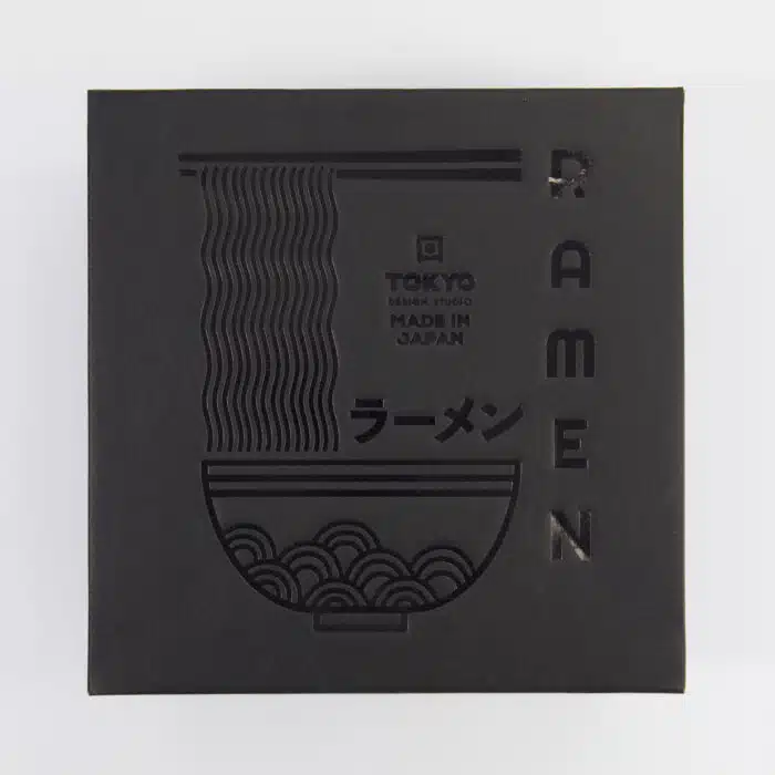 Tokyo Design Studio - Aisai Seigaiha - Ramen Kommen Giftset - 6-delig - Blauw - 21.5x9cm - 1300ml - Afbeelding 5