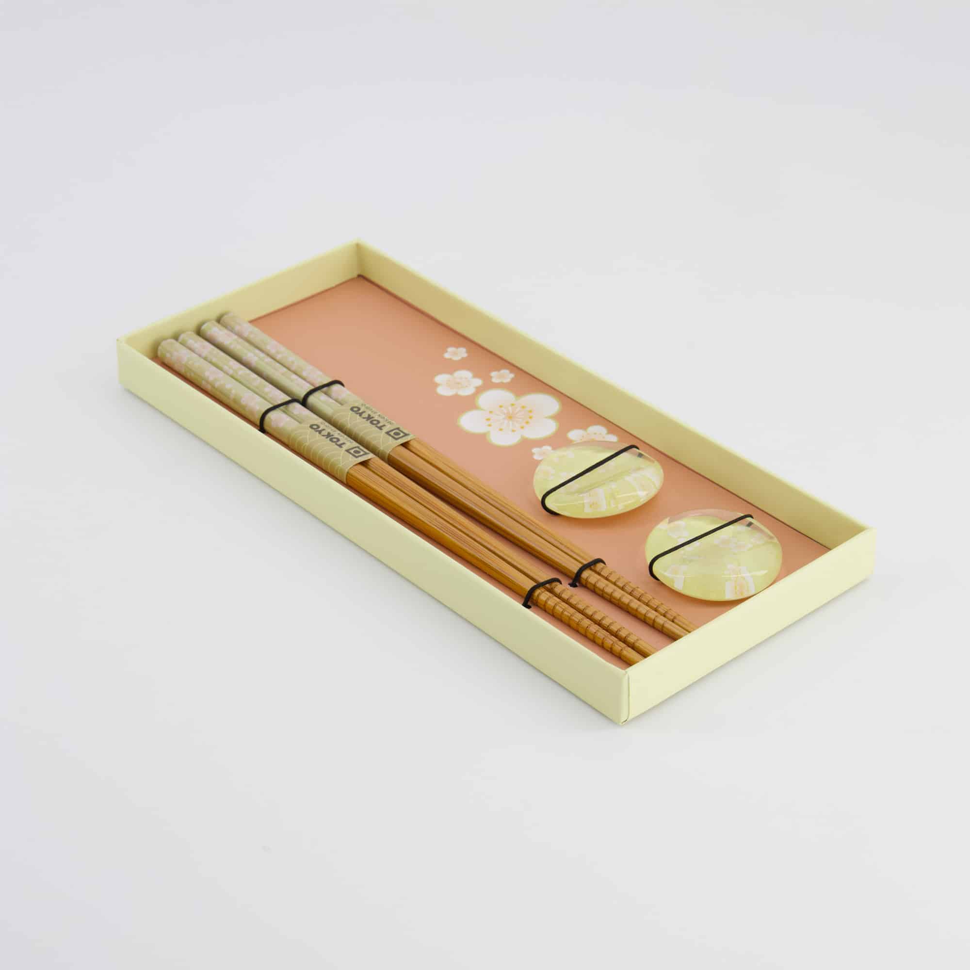 Tokyo Design Studio - Chopstick Giftset - Pink Flower - Vierdelig - Afbeelding 4