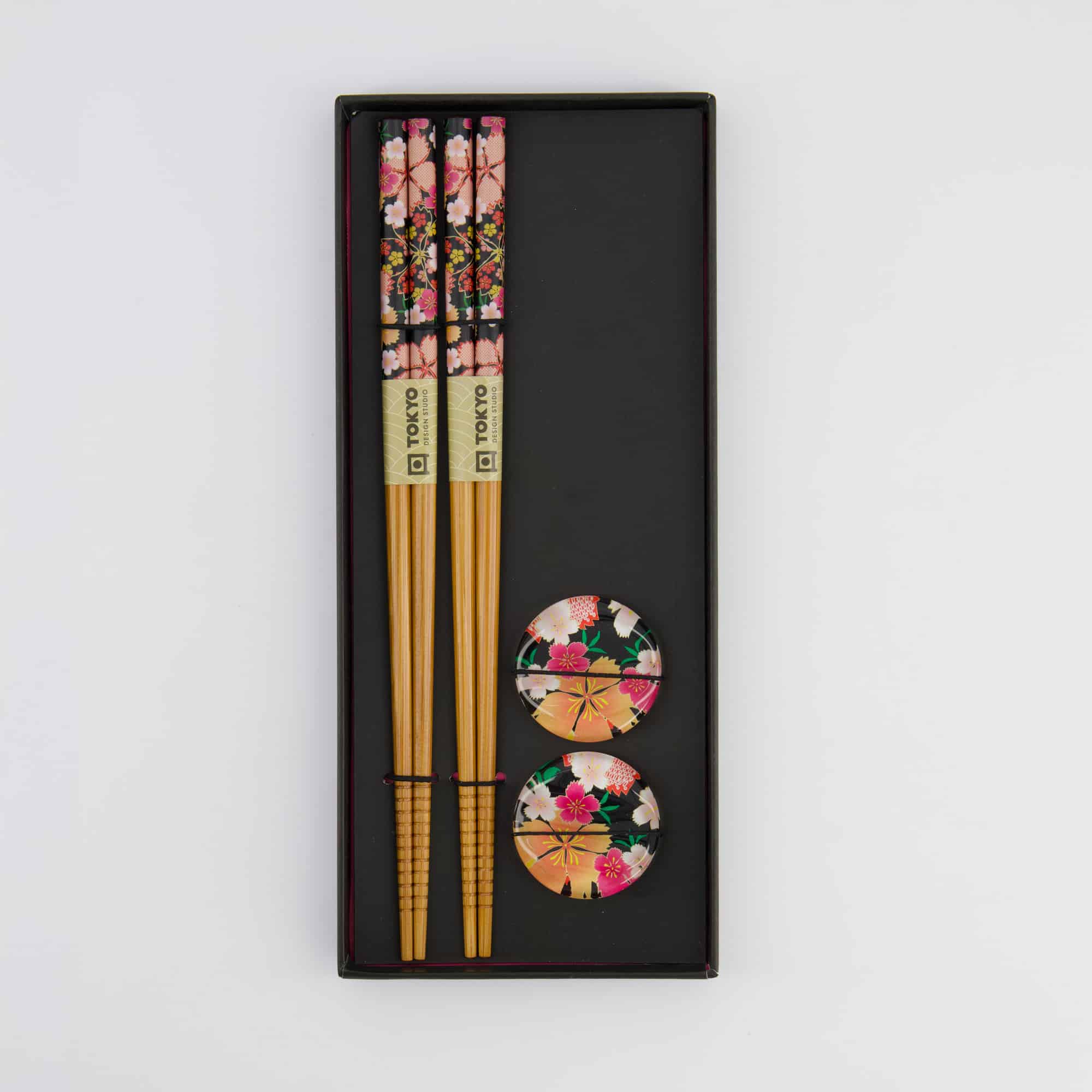 Tokyo Design Studio - Chopstick Giftset - Flowers - vierdelig - Afbeelding 6