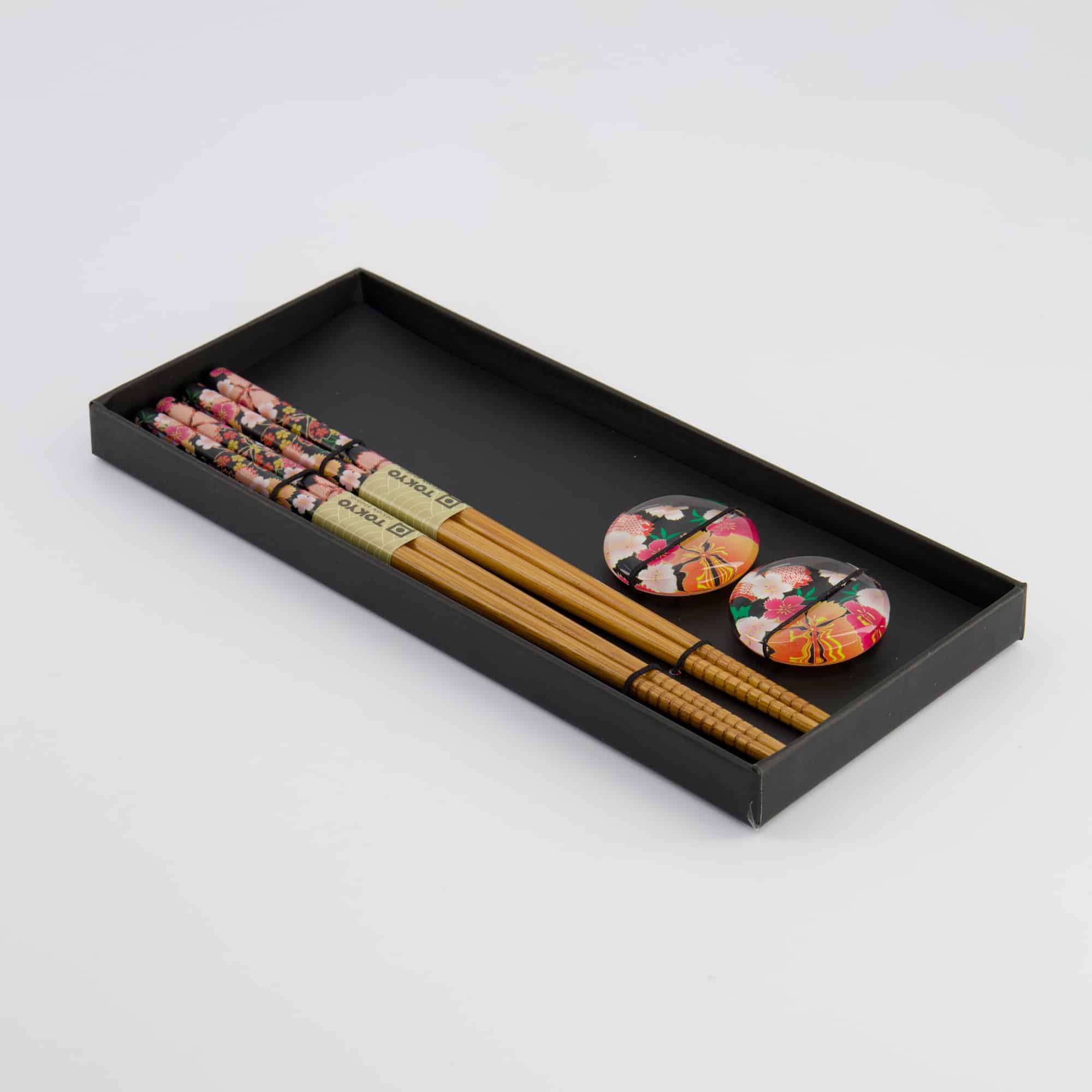 Tokyo Design Studio - Chopstick Giftset - Flowers - vierdelig - Afbeelding 5