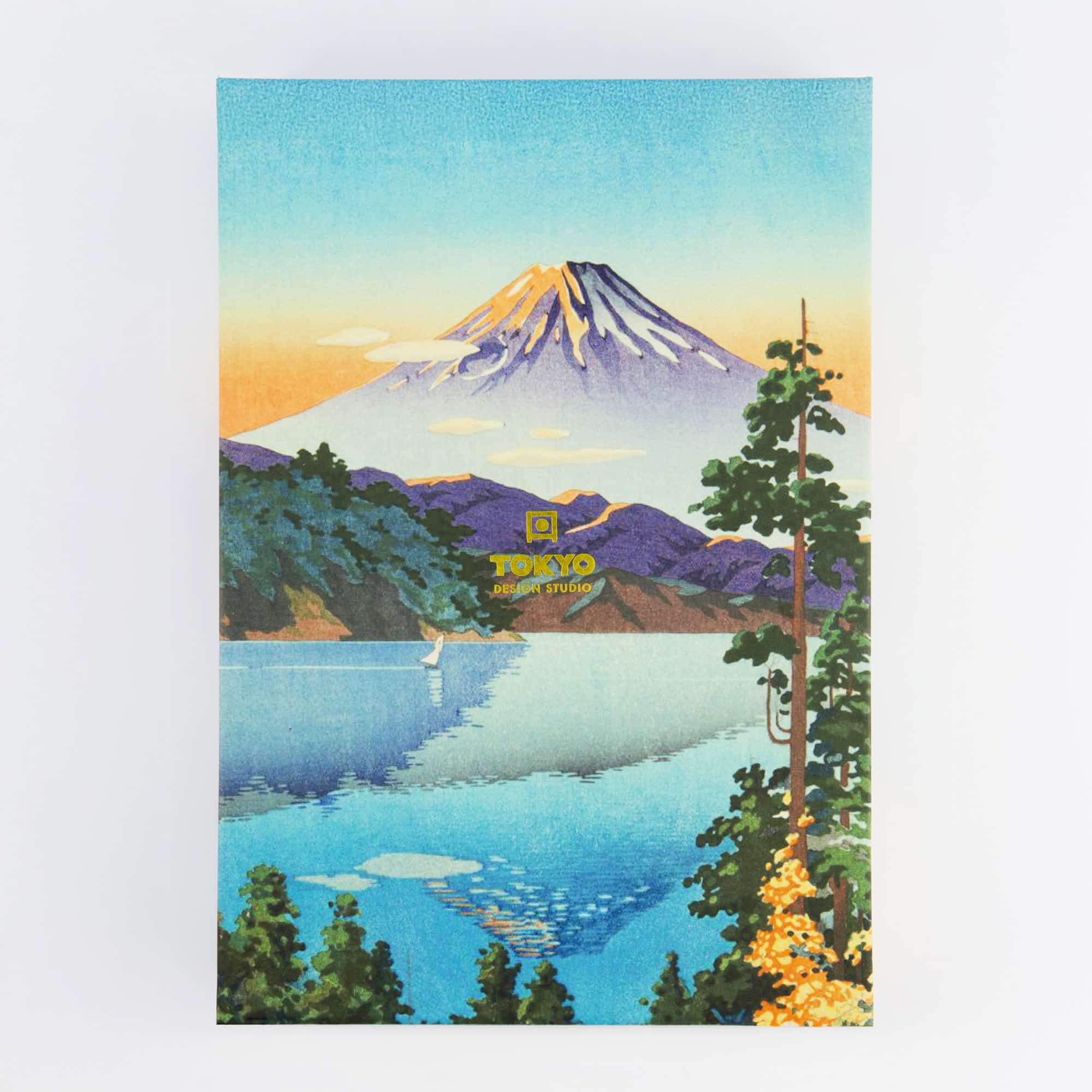 Tokyo Design Studio - Fuji Mountain - Chopstick Giftset met stokjeshouders - Blauw - 5-delig - Afbeelding 6