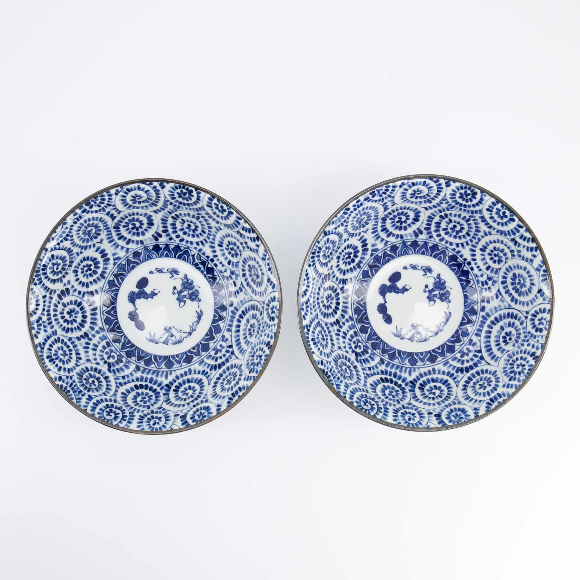 Tokyo Design Studio – Ramenkommen Set – Blauw – Noodlekommen – Inclusief Geschenkdoos – 19x7.5cm – 1100ml - Afbeelding 3