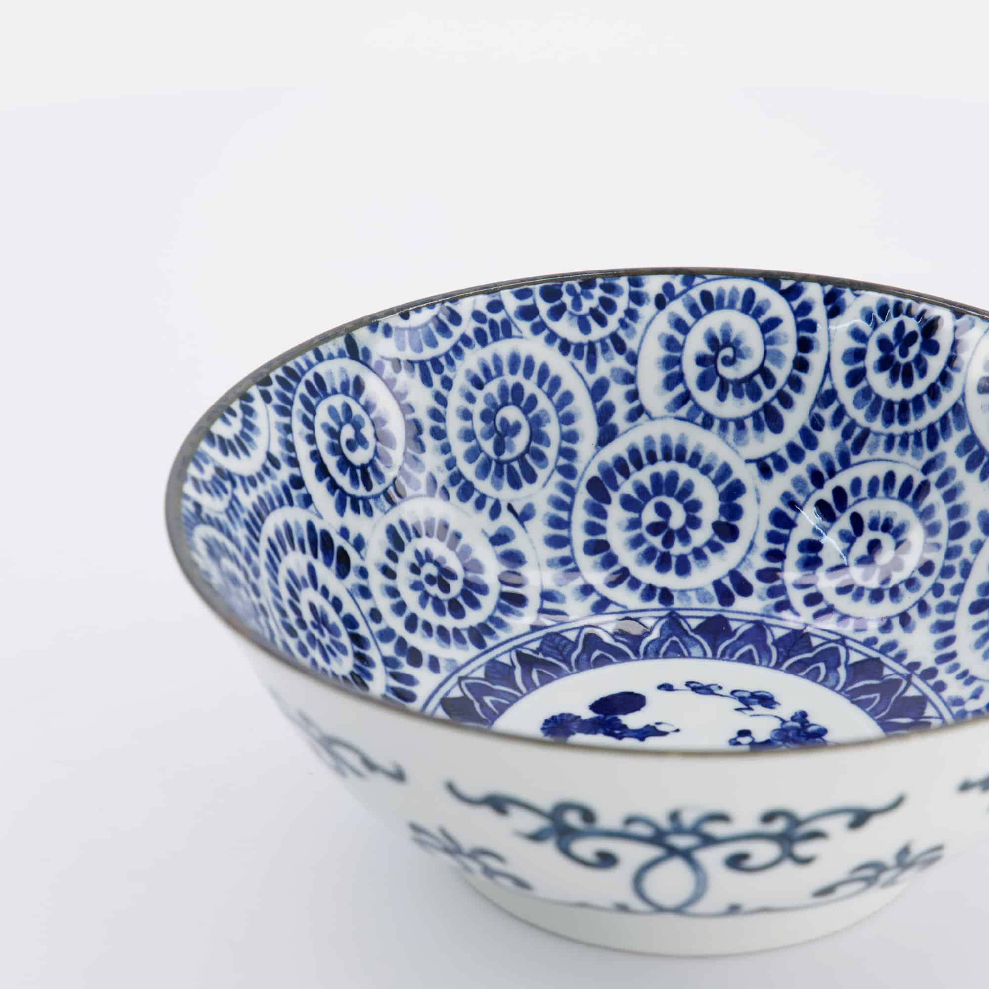 Tokyo Design Studio – Ramenkommen Set – Blauw – Noodlekommen – Inclusief Geschenkdoos – 19x7.5cm – 1100ml - Afbeelding 5