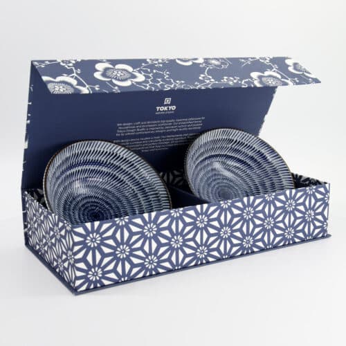 Tokyo Design Studio – Ramenkommen Set – Kanna – Noodlekommen – Inclusief Geschenkdoos – 19x7.5cm – 1100ml