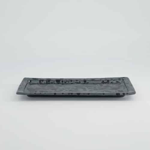 Tokyo Design Studio - Craft Ginsai Rechthoekig Bord - 29.8x12.4cm - Zwart