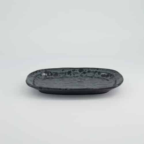 Tokyo Design Studio - Craft Ginsai - Ovaal Bord - 25.8x16.7cm - Zwart