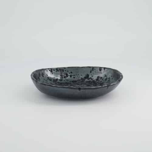 Tokyo Design Studio – Craft Ginsai Ovale Kom – 22.2x17.5cm – Zwart
