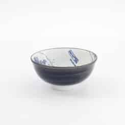 Tokyo Design Studio - Hokusai Nami - Rijstkom - 11.8x5.5cm - Blauw/Wit