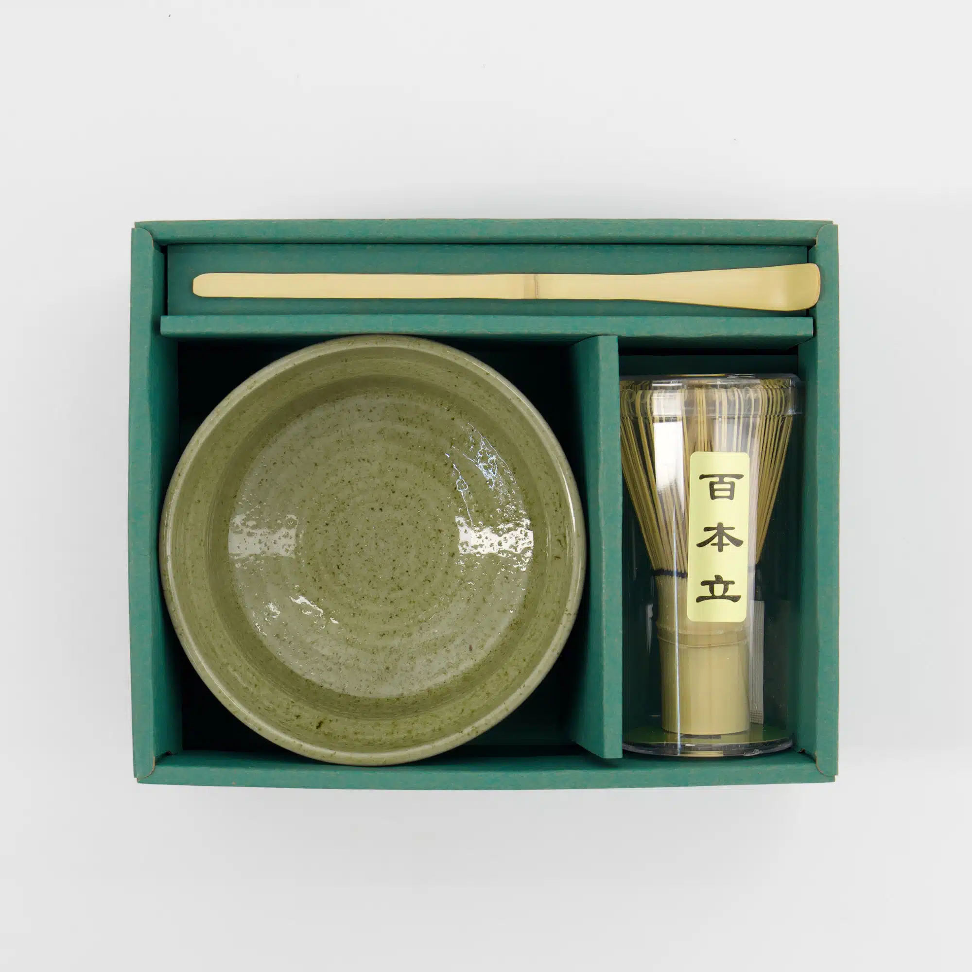 Tokyo Design Studio - Matcha Geschenkset - Yomogi Groen - 12,5x7,2cm - 3 Stuks - Afbeelding 2