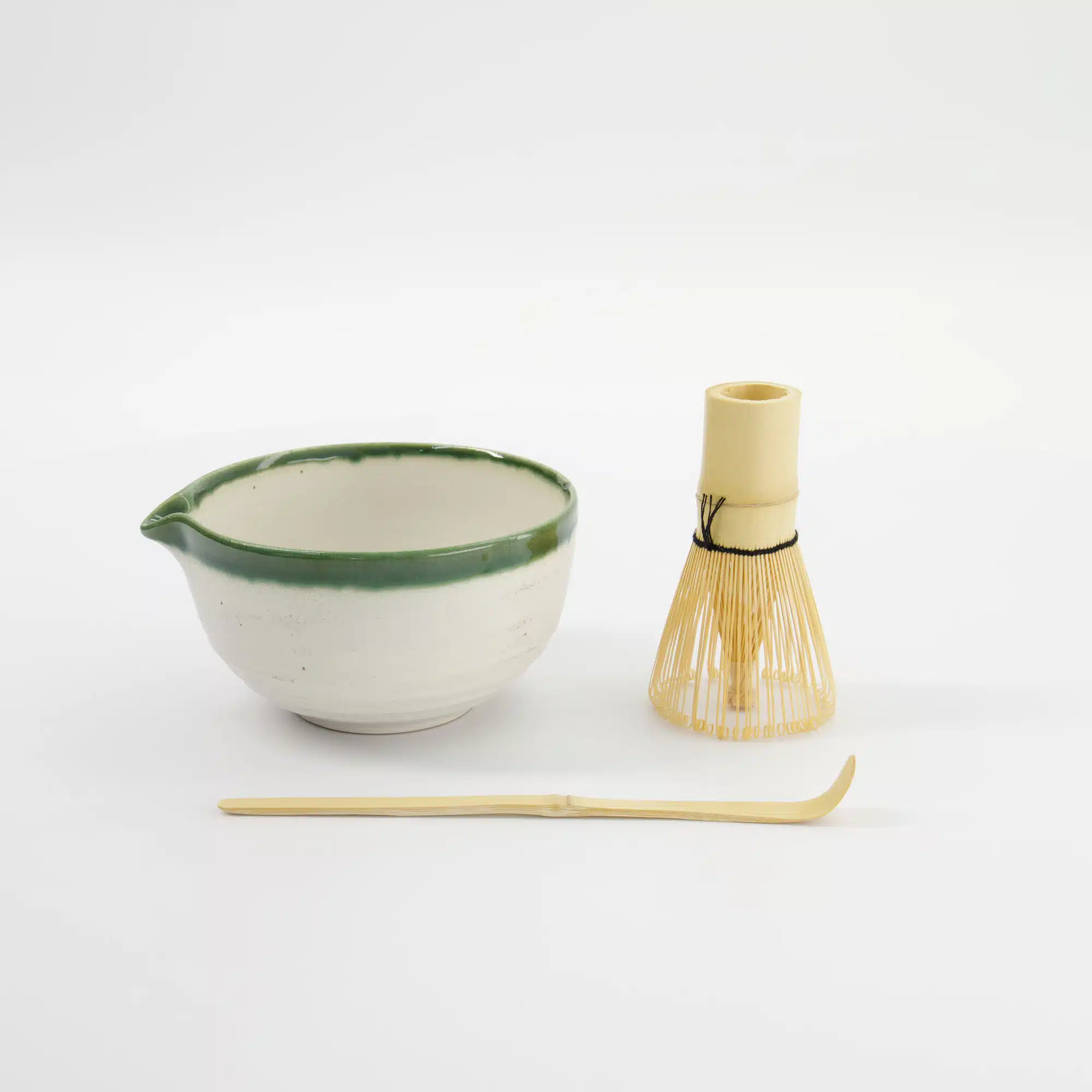 Tokyo Design Studio - Matcha Geschenkset - Wit Oribe - 13x7.2cm - 3 Stuks - Afbeelding 7