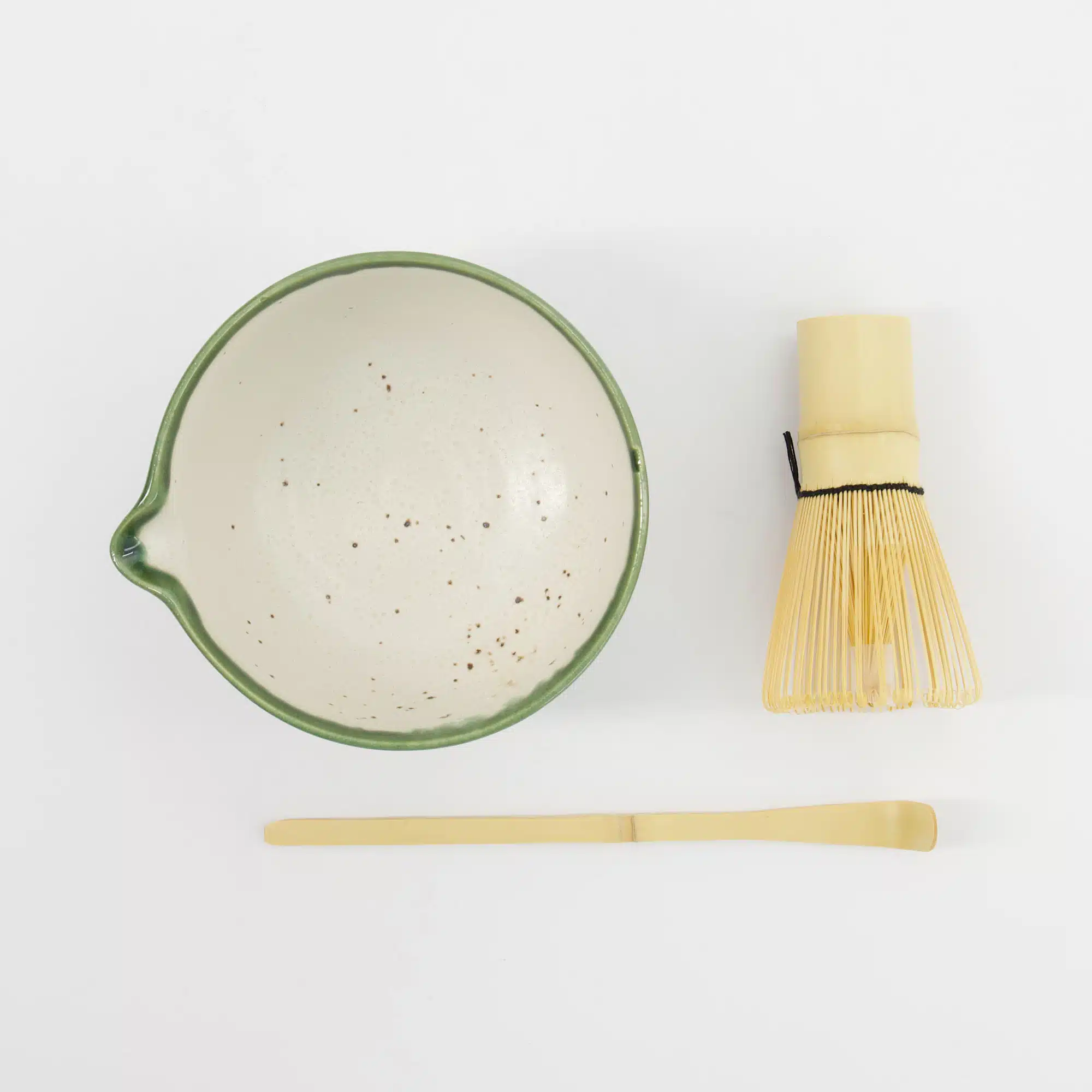 Tokyo Design Studio - Matcha Geschenkset - Wit Oribe - 13x7.2cm - 3 Stuks - Afbeelding 5