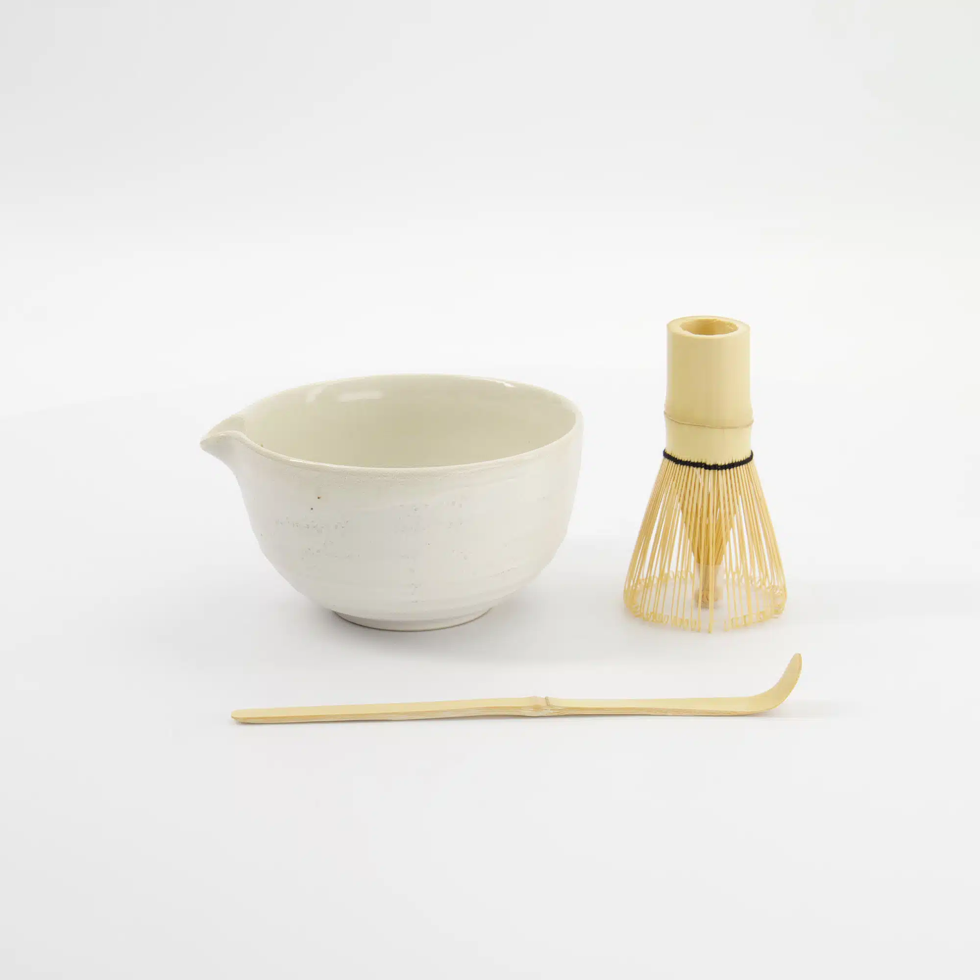 Tokyo Design Studio - Matcha Geschenkset Wit - 13x7.2cm - 3 Stuks - Afbeelding 6
