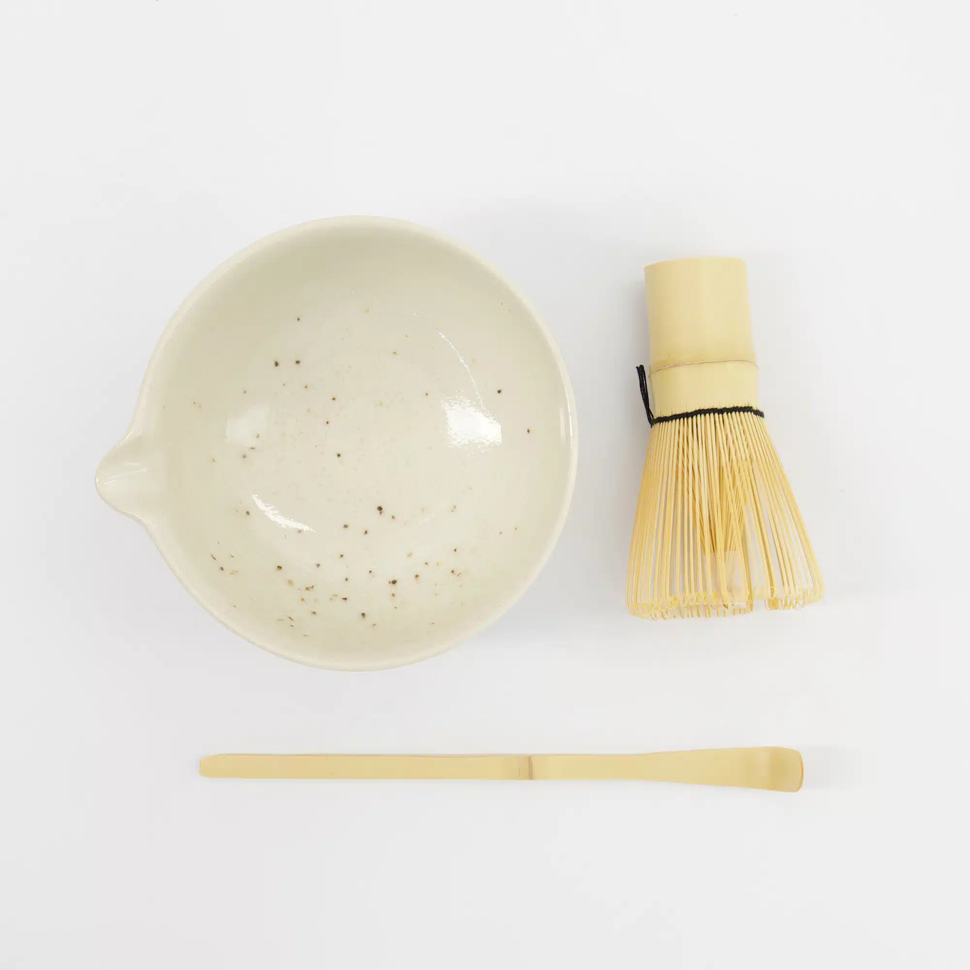 Tokyo Design Studio - Matcha Geschenkset Wit - 13x7.2cm - 3 Stuks - Afbeelding 4