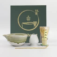 Tokyo Design Studio - Matcha Geschenkset - Sasa Groen - 14.5x6.5cm - 4 Stuks