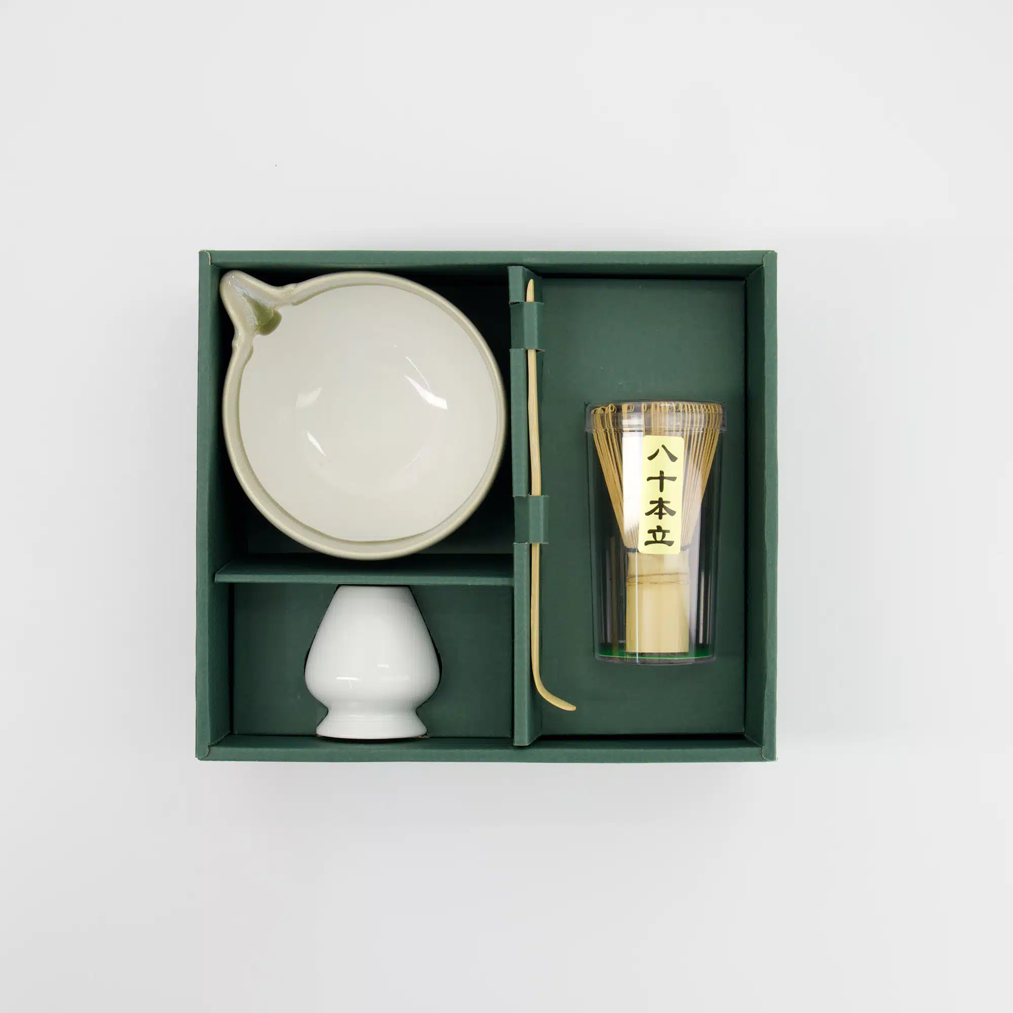 Tokyo Design Studio - Matcha Geschenkset - Sasa Groen - 14.5x6.5cm - 4 Stuks - Afbeelding 3